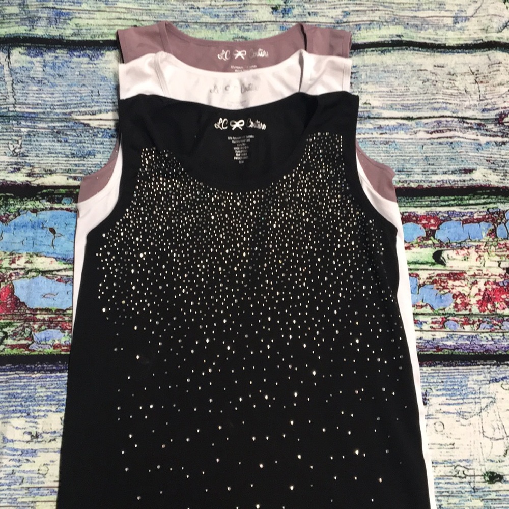 3 pc LC Couture Women’s Tank Tops Size S/M